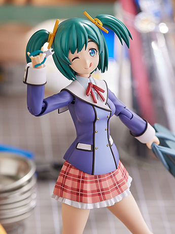 Frame Arms Girl Sousai Shoujo Teien Wakaba Girls' High School Winter Clothes Bukiko Kotobuki 1/10 Scale Model Kit Gallery Image 2