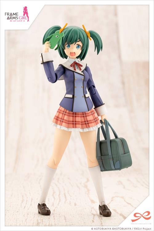 Frame Arms Girl Sousai Shoujo Teien Wakaba Girls' High School Winter Clothes Bukiko Kotobuki 1/10 Scale Model Kit Gallery Image 9