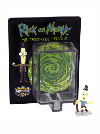 Rick and Morty World's Smallest Mr. Poopybutthole Micro Action Figure Gallery Image 2