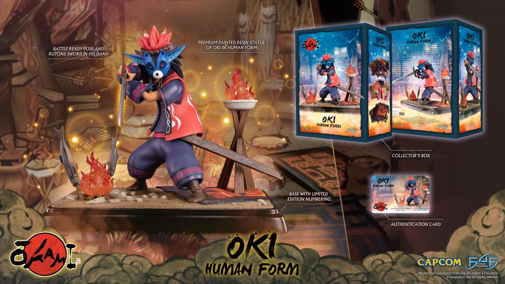 Okami Oki (Human Form) Standard Edition Statue Gallery Image 27