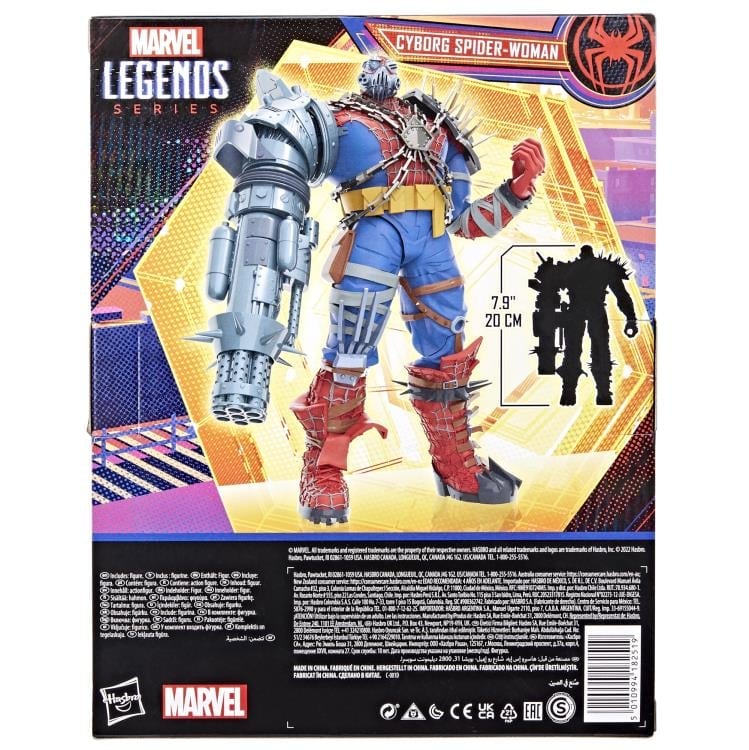 Spider-Man: Across the Spider-Verse Marvel Legends Deluxe Cyborg Spider-Woman  Action Figure Gallery Image 9