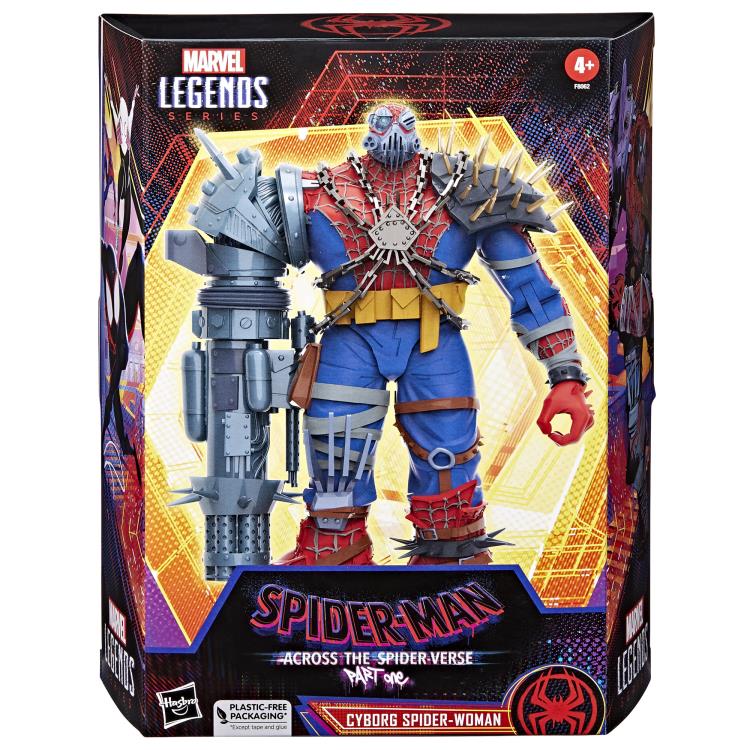 Spider-Man: Across the Spider-Verse Marvel Legends Deluxe Cyborg Spider-Woman  Action Figure Gallery Image 8
