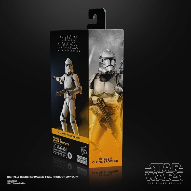 Star Wars: The Black Series 6" Phase II Clone Trooper (The Clone Wars) Action Figure Gallery Image 9