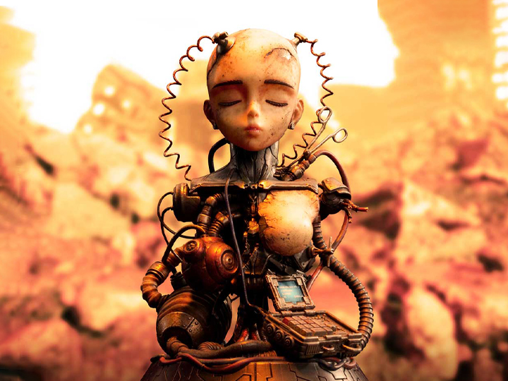 Battle Angel Alita Premium Masterline Alita (Gally) (Repair Angel Ver.) 1/4 Scale Limited Edition Statue Gallery Image 1