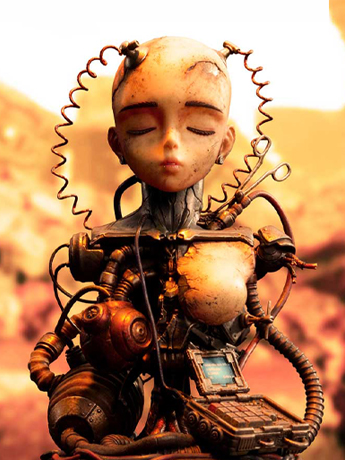 Battle Angel Alita Premium Masterline Alita (Gally) (Repair Angel Ver.) 1/4 Scale Limited Edition Statue Gallery Image 2