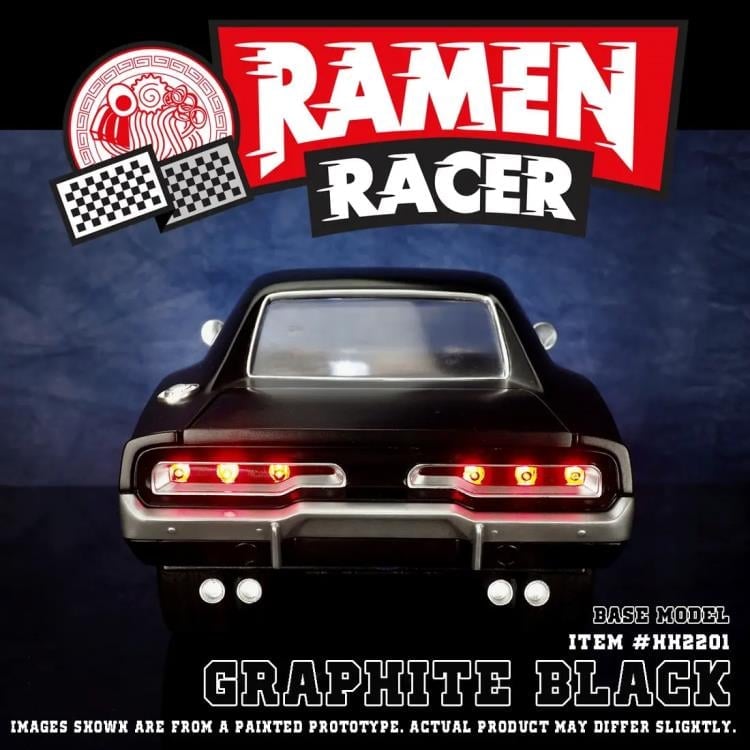 Ramen Racer Base Model (Graphite Black) 1/12 Scale Vehicle Gallery Image 4