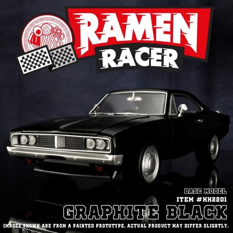 Ramen Racer Base Model (Graphite Black) 1/12 Scale Vehicle Gallery Image 3