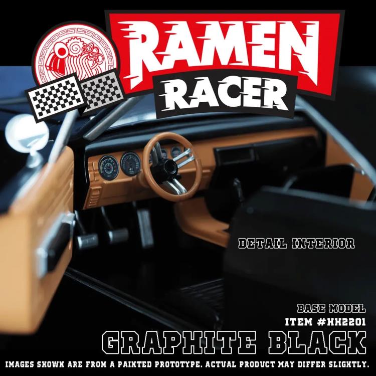 Ramen Racer Base Model (Graphite Black) 1/12 Scale Vehicle Gallery Image 6