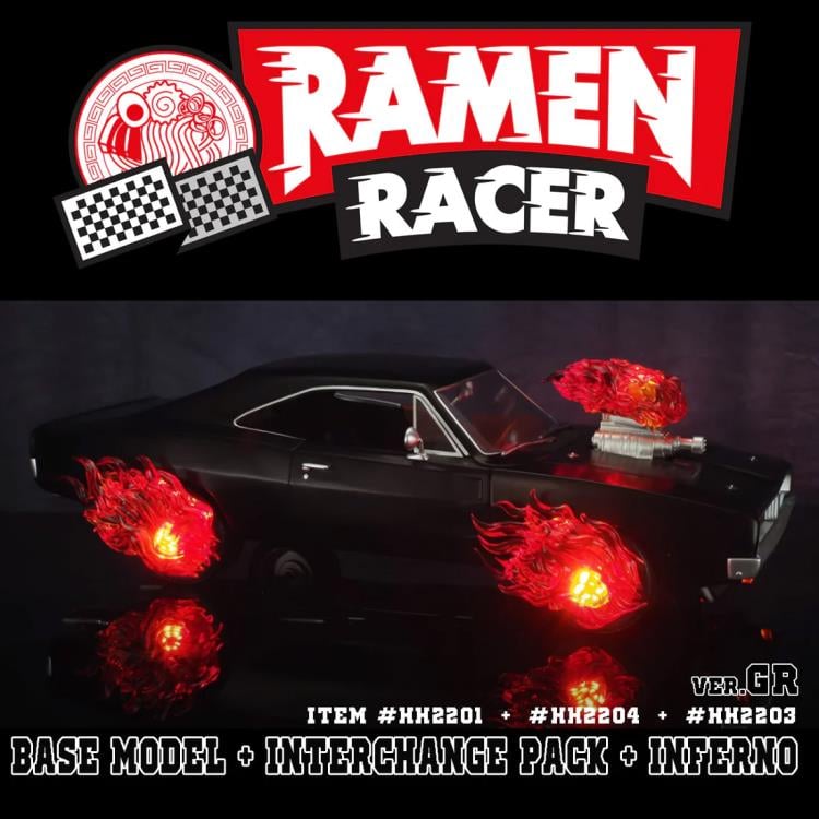 Ramen Racer Base Model (Graphite Black) 1/12 Scale Vehicle Gallery Image 8