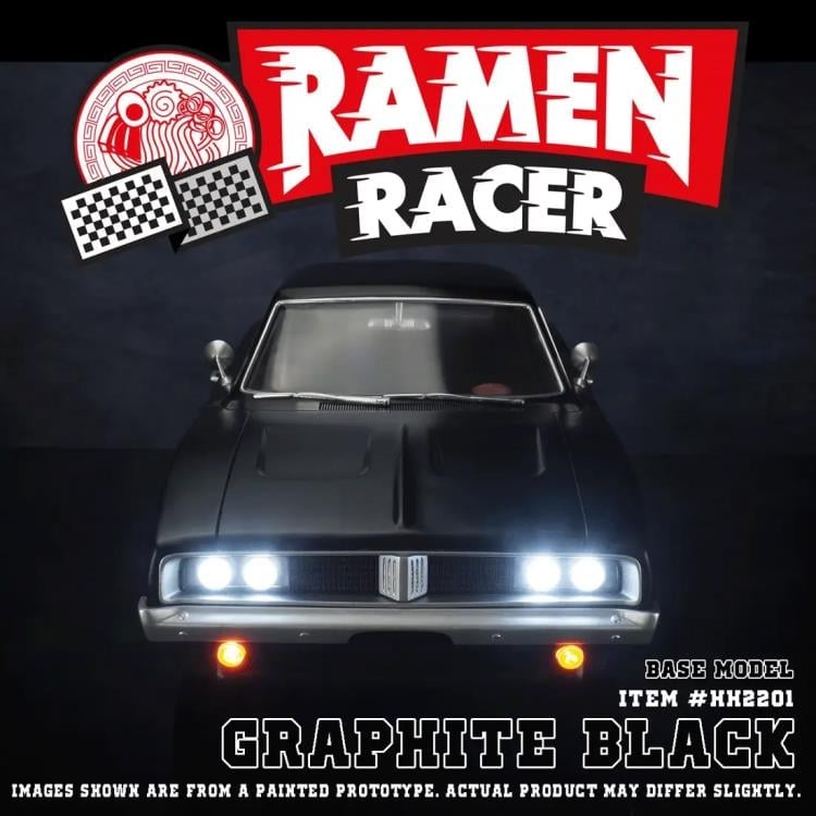 Ramen Racer Base Model (Graphite Black) 1/12 Scale Vehicle Gallery Image 5