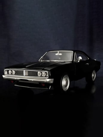Ramen Racer Base Model (Graphite Black) 1/12 Scale Vehicle Gallery Image 2