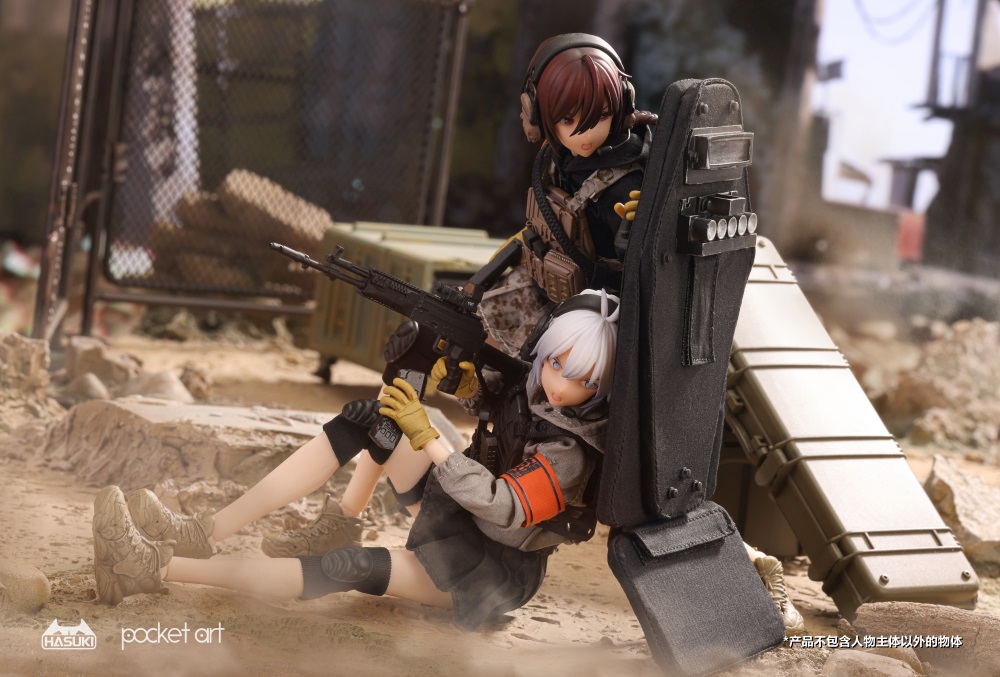 Pocket Art Series Sasha Habe (Rifleman) 1/12 Scale Action Figure Gallery Image 10