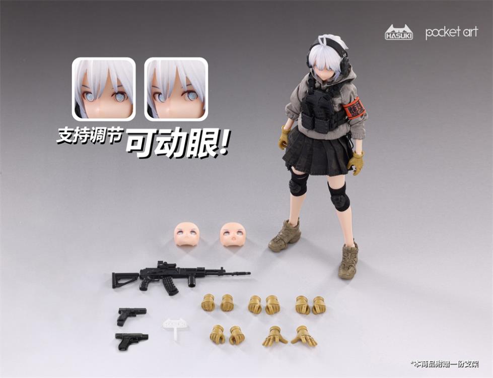 Pocket Art Series Sasha Habe (Rifleman) 1/12 Scale Action Figure Gallery Image 13