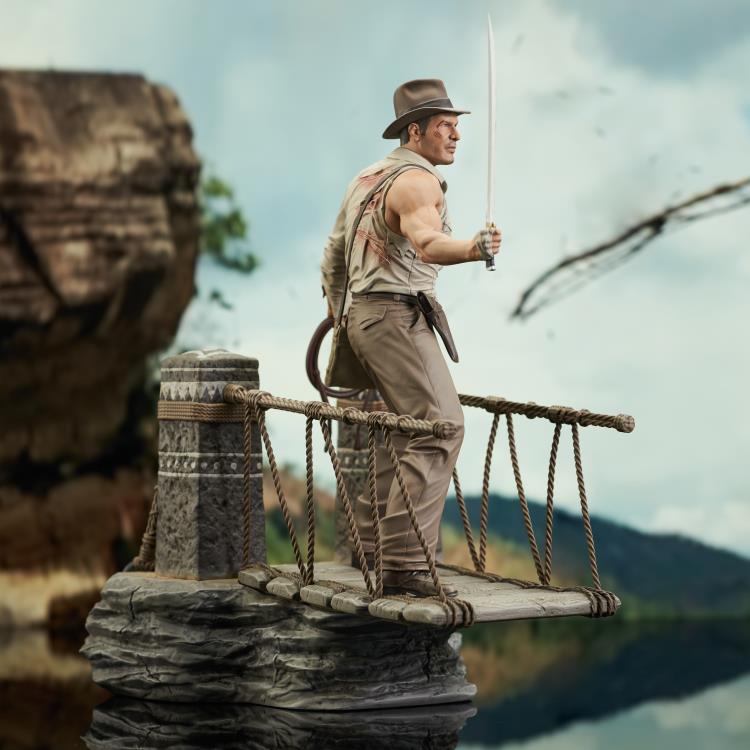 Indiana Jones and the Temple of Doom Gallery Indiana Jones Bridge Escape Deluxe Figure Diorama Gallery Image 5