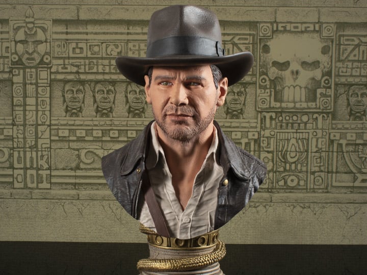 Raiders of the Lost Ark Legends in 3D Indiana Jones 1/2 Scale Limited Edition Bust Gallery Image 1