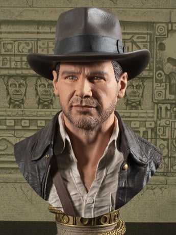 Raiders of the Lost Ark Legends in 3D Indiana Jones 1/2 Scale Limited Edition Bust Gallery Image 2