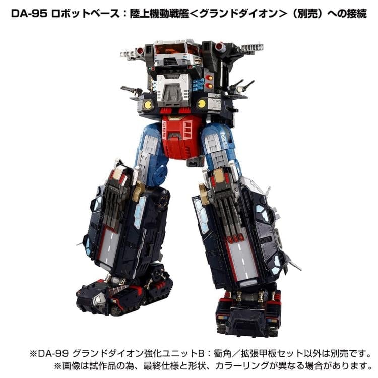 Diaclone DA-99 Grand Dion Reinforcement Unit B Impulse Angle & Extended Deck Set Gallery Image 7