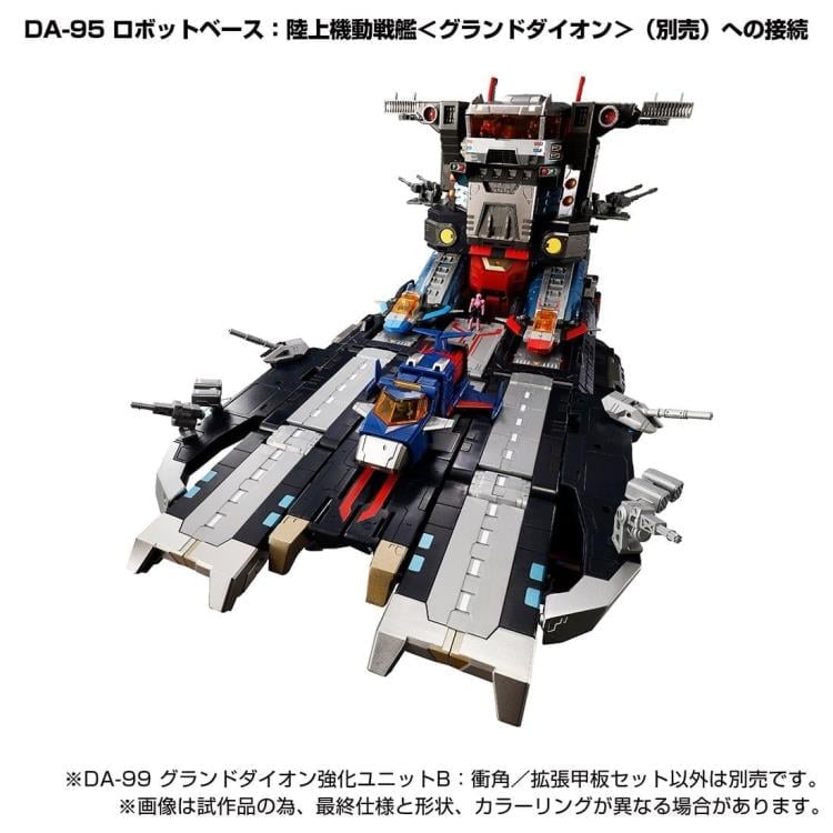 Diaclone DA-99 Grand Dion Reinforcement Unit B Impulse Angle & Extended Deck Set Gallery Image 8