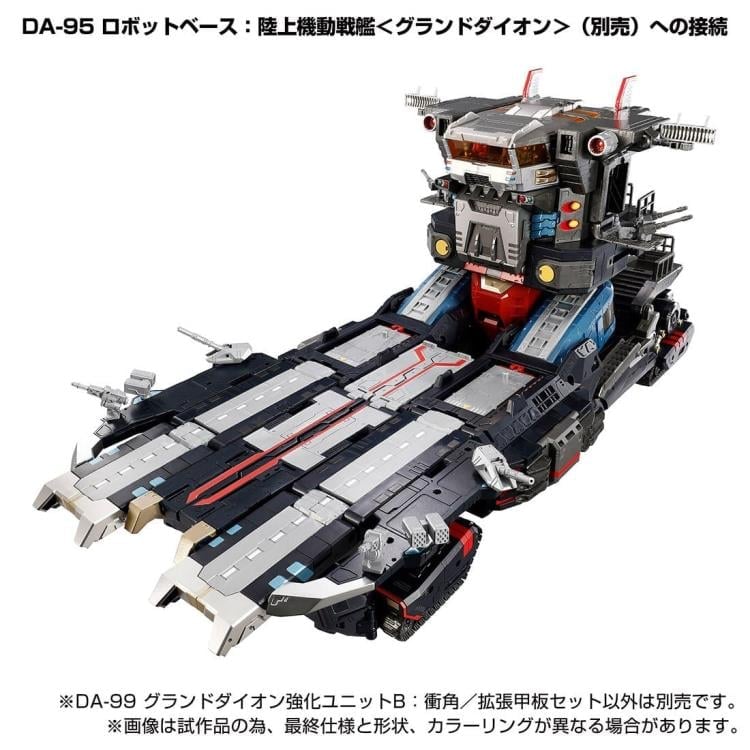Diaclone DA-99 Grand Dion Reinforcement Unit B Impulse Angle & Extended Deck Set Gallery Image 3