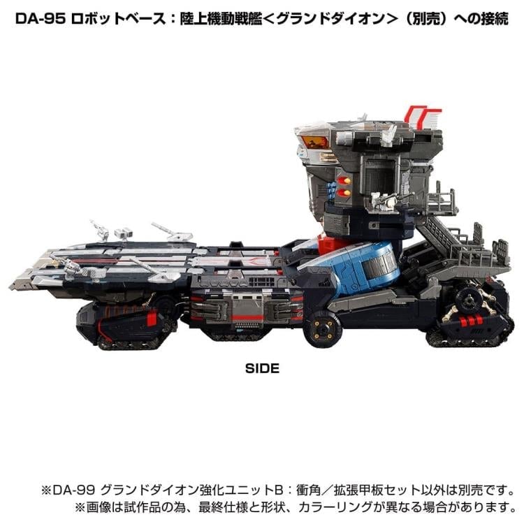 Diaclone DA-99 Grand Dion Reinforcement Unit B Impulse Angle & Extended Deck Set Gallery Image 4