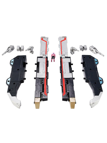 Diaclone DA-99 Grand Dion Reinforcement Unit B Impulse Angle & Extended Deck Set Gallery Image 2
