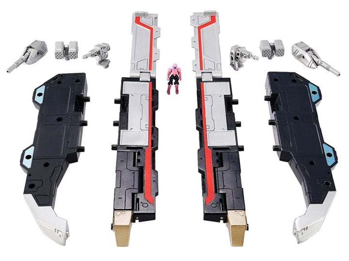 Diaclone DA-99 Grand Dion Reinforcement Unit B Impulse Angle & Extended Deck Set Gallery Image 1