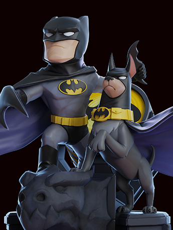 DC Comics Q-Fig Elite Batman & Ace Figure Gallery Image 2