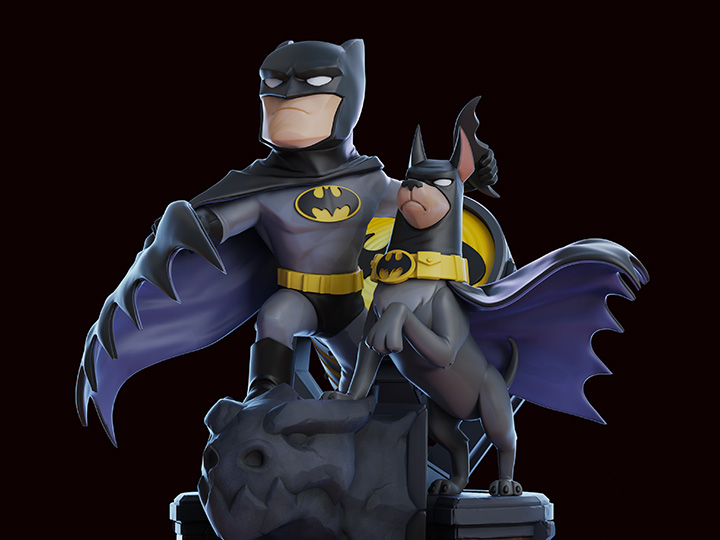 DC Comics Q-Fig Elite Batman & Ace Figure Gallery Image 1
