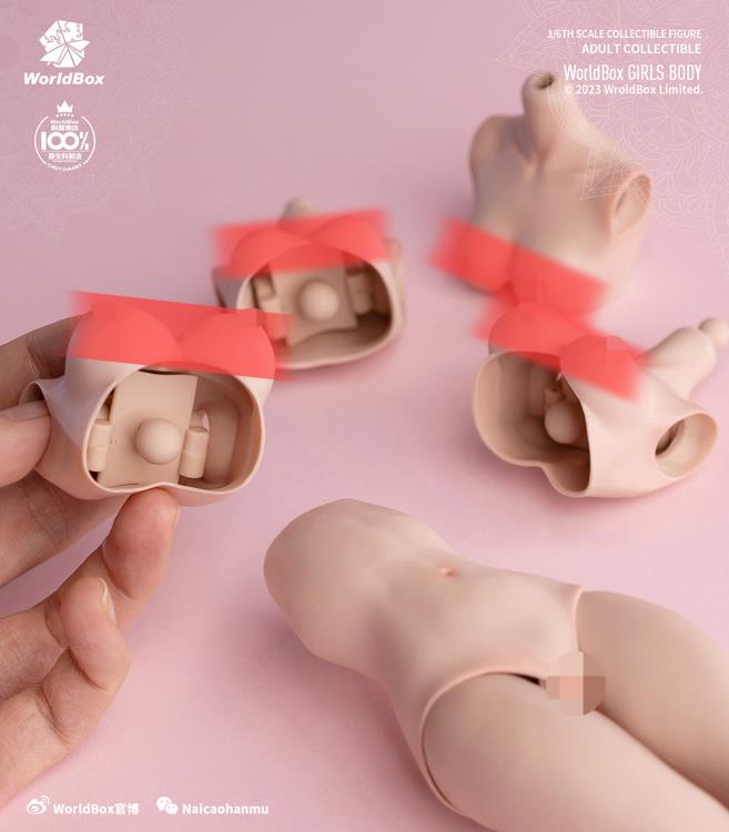 Crazy Durable Female 1/6 Scale Chest Piece (E Cup Pale) Gallery Image 6