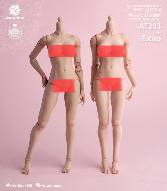 Crazy Durable Female 1/6 Scale Chest Piece (E Cup Pale) Gallery Image 9