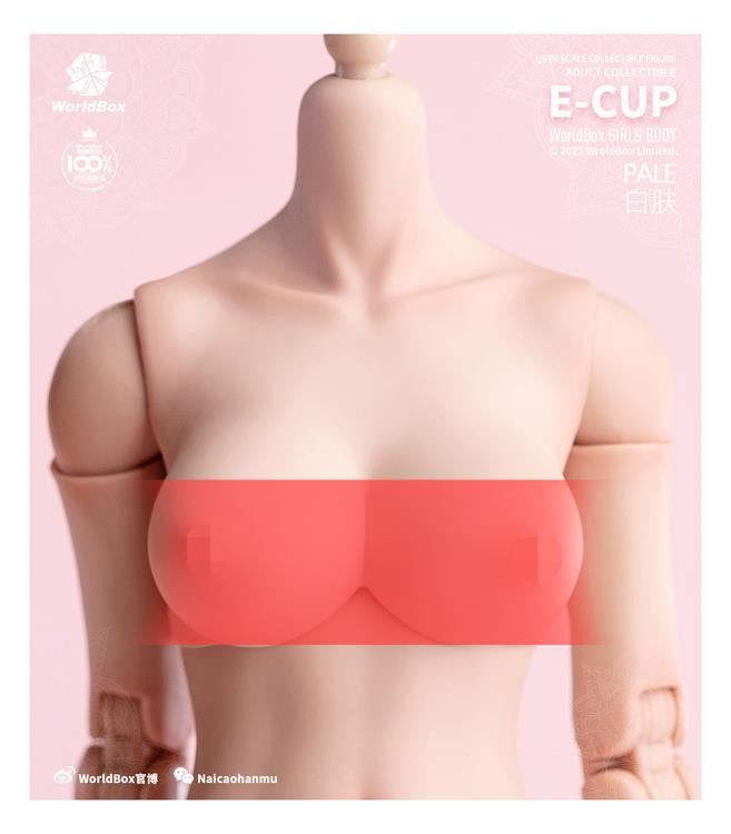 Crazy Durable Female 1/6 Scale Chest Piece (E Cup Pale) Gallery Image 3