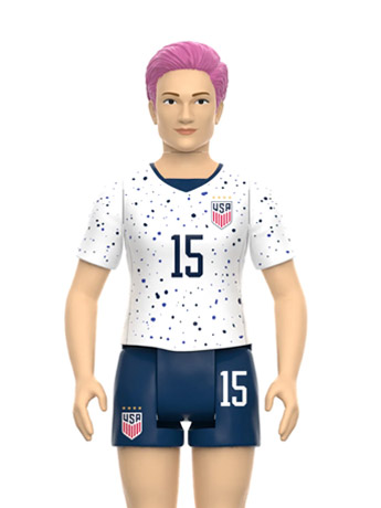 U.S. Women's National Team Soccer ReAction Megan Rapinoe (2023 World Cup Home Kit) Figure Gallery Image 2