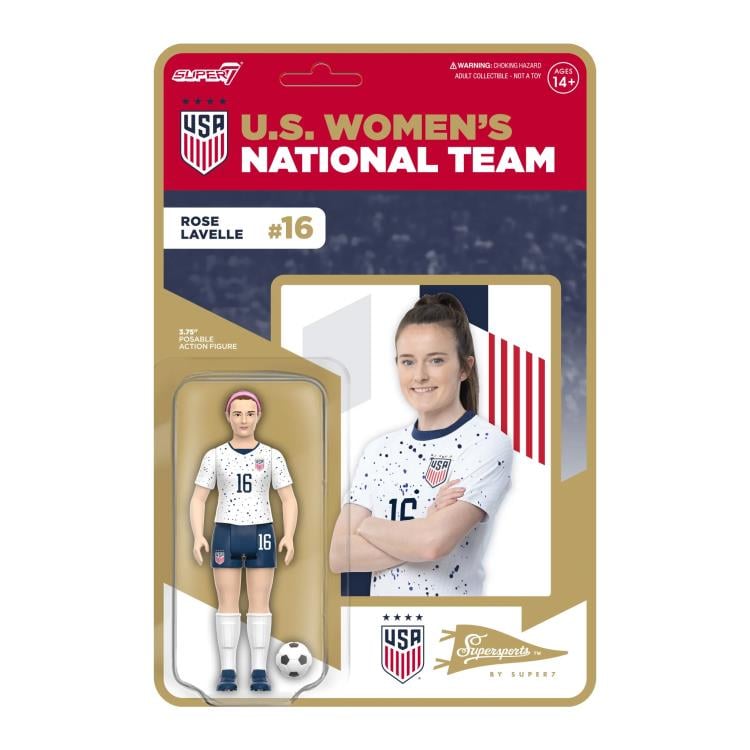 U.S. Women's National Team Soccer ReAction Rose Lavelle (2023 World Cup Home Kit) Figure Gallery Image 4