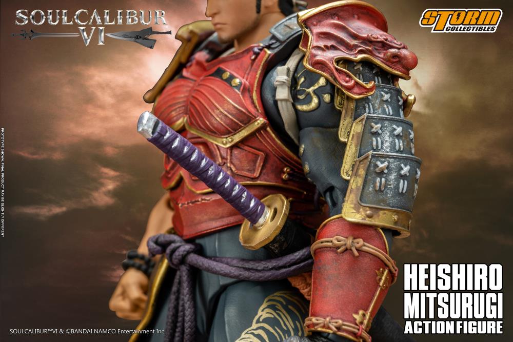 Soulcalibur VI Heishiro Mitsurugi 1/12 Scale BBTS Exclusive Action Figure Gallery Image 6