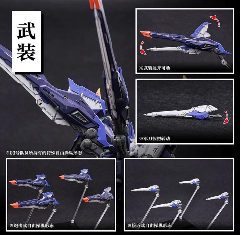 Infinity Nova Trailblazer Integrated Tactical Assault Squad 1/100 Scale Model Kit Gallery Image 16