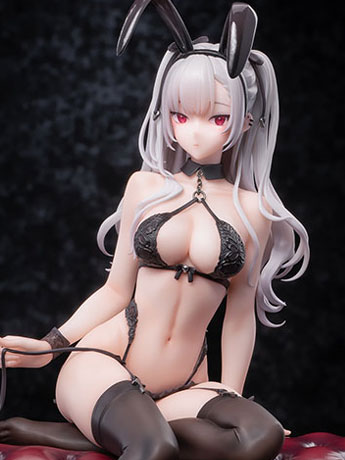 AIKO Illustration Black Bunny Girl Tana 1/7 Scale Figure Gallery Image 2