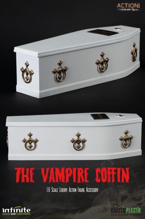 Horror of Dracula White Coffin 1/6 Scale Accessory Gallery Image 5