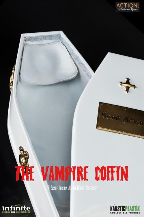 Horror of Dracula White Coffin 1/6 Scale Accessory Gallery Image 6