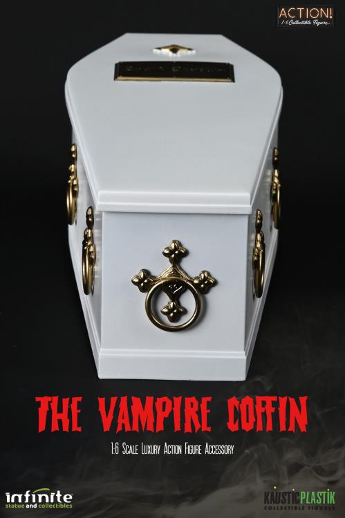 Horror of Dracula White Coffin 1/6 Scale Accessory Gallery Image 4