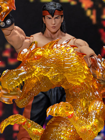 Mortal Kombat Liu Kang and Dragon (Special Edition) 1/12 Scale BBTS Exclusive Figure Gallery Image 2