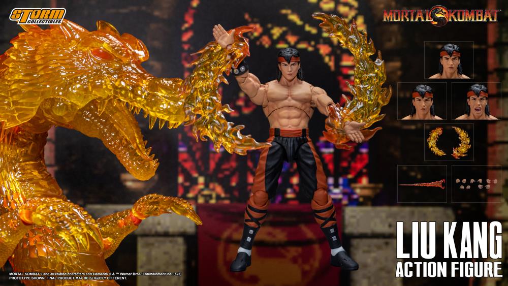 Mortal Kombat Liu Kang and Dragon (Special Edition) 1/12 Scale BBTS Exclusive Figure Gallery Image 3