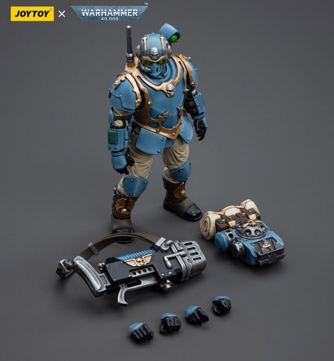 Warhammer 40k Astra Militarum Tempestus 55th Kappic Eagles Plasma Gunner 1/18 Scale Figure Gallery Image 10