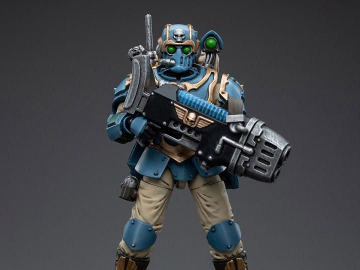 Warhammer 40k Astra Militarum Tempestus 55th Kappic Eagles Plasma Gunner 1/18 Scale Figure Gallery Image 1