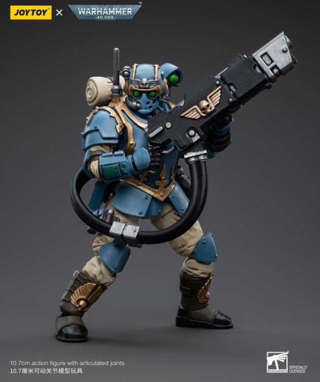 Warhammer 40k Astra Militarum Tempestus 55th Kappic Eagles Hot-Shot Volley Gunner 1/18 Scale Figure Gallery Image 9