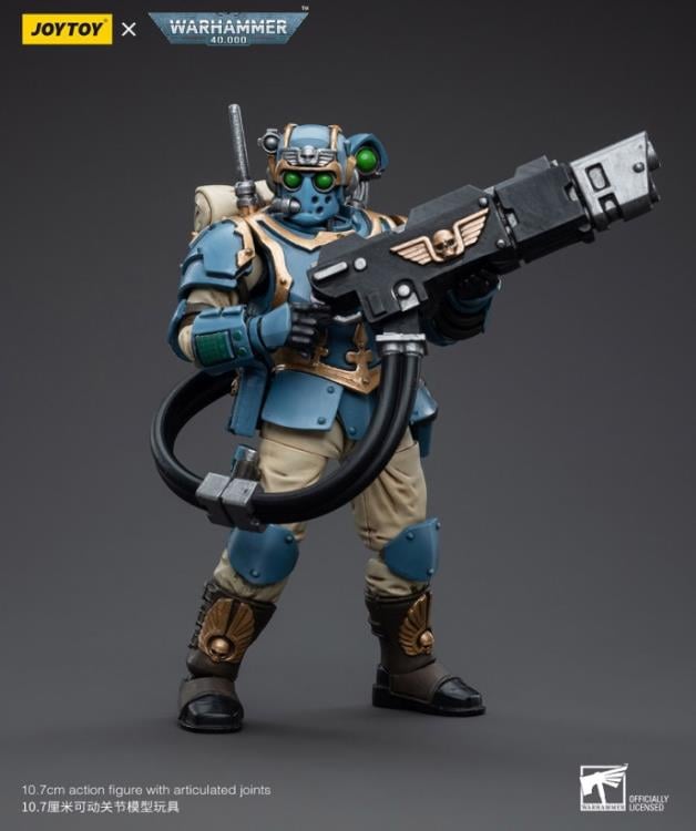 Warhammer 40k Astra Militarum Tempestus 55th Kappic Eagles Hot-Shot Volley Gunner 1/18 Scale Figure Gallery Image 5