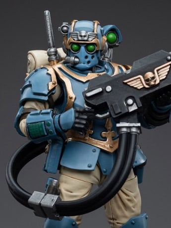 Warhammer 40k Astra Militarum Tempestus 55th Kappic Eagles Hot-Shot Volley Gunner 1/18 Scale Figure Gallery Image 2