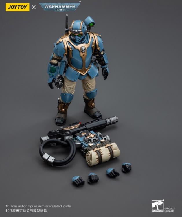 Warhammer 40k Astra Militarum Tempestus Scions Squad 55th Kappic Eagles Tempestus Scion 1 1/18 Scale Figure Gallery Image 10