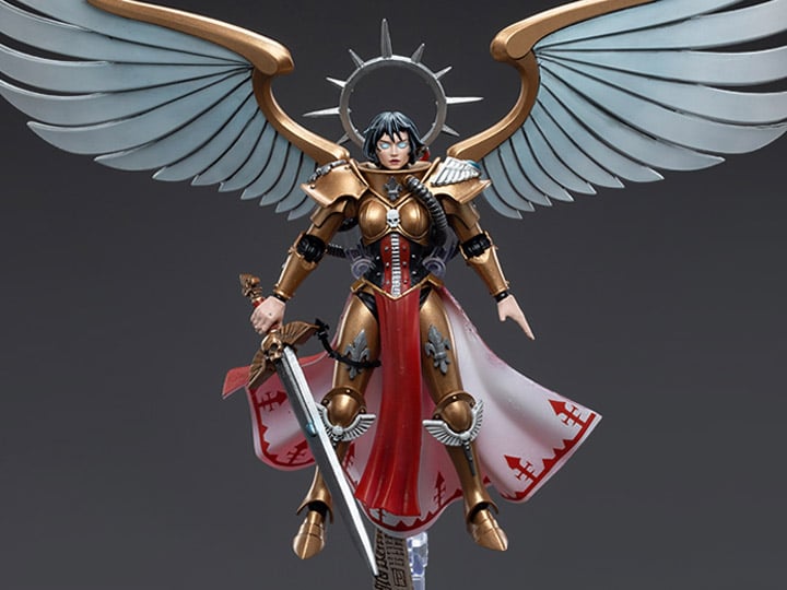 ゲームキャラクター JOYTOY Warhammer 40K The Living Saint Warhammer 40k Adepta Sororitas Celestine The Living Saint 1/18