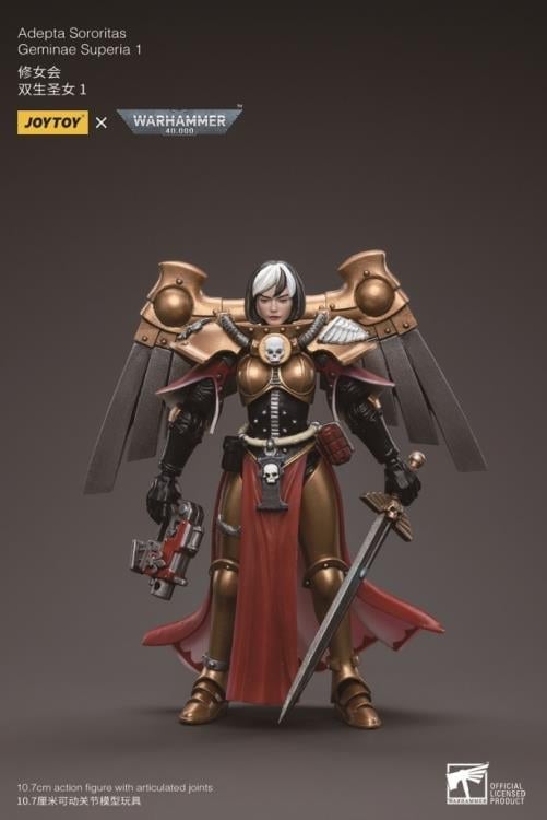 Warhammer 40k Adepta Sororitas Geminae Superia 1 1/18 Scale Figure Gallery Image 3