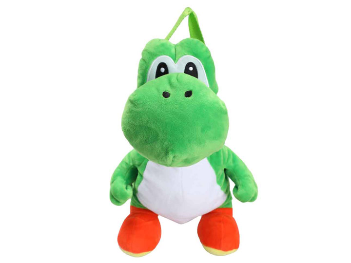 Super Mario Yoshi 17” Plush Backpack Gallery Image 1